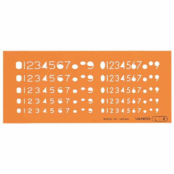 バンコL型テンプレート L-4