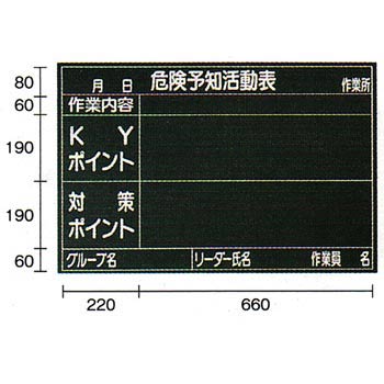 危険予知活動表 W-53KB