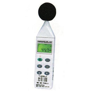 デジタル騒音計 測定精度 ±1.5dB